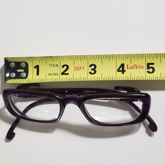 FROST Germany Open End Purple Acetate Glasses Frames Avant Garde Art To Wear main image 4